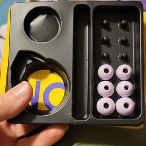 3 Sets Of Light Purple Earplug Earbud Inserts Covers for Noise Reduction